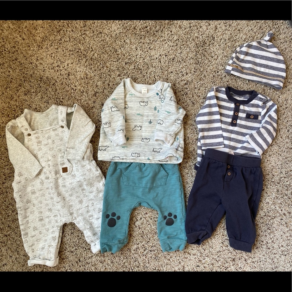 3 designer outfits Petit Lem Absorba Renee Rofe